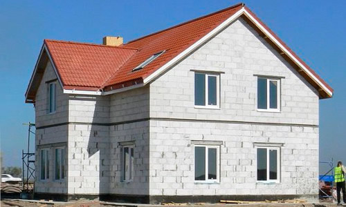 Дом из газосиликатных блоков