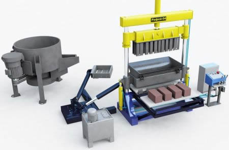 Оборудование для изготовления керамзитных блоков